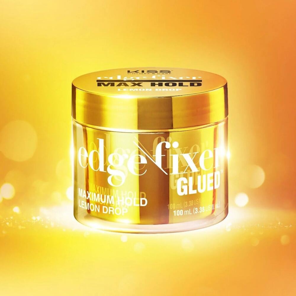 Kiss Edge Fixer Hair Shine Gel - Lemon Drop